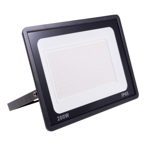 LED reflektor 200W vysoká svítivost v černé barvě IP65 230V voděodolný