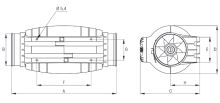 Soler&Palau TD 350/125 SILENT T ventilátor potrubní - doběh, kuličková ložiska, tichý chod 125mm IP44 (2)