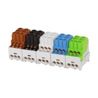 Eleman UVB 100 L rozbočovací blok na DIN lištu černý max 101A/1000V /1003201/ (1)