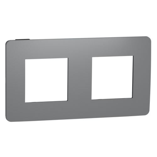 Schneider NOVÁ UNICA NU280421 rámeček dvojnásobný DARK GREY/ČERNÁ