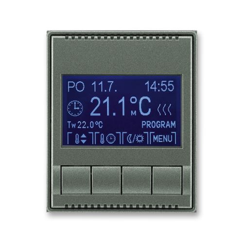 ABB 3292E-A10301 34 termostat univerzální TIME/TIME ARBO antracitová