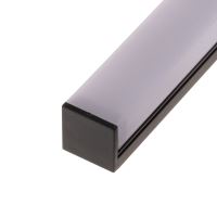 LED hliníkový profil N14C - nástěnný černý (7)