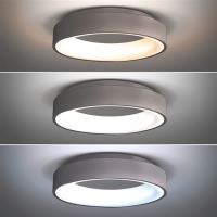 SOLIGHT WO768-G LED Treviso stropní kruhové svítidlo šedé stmívatelné s dálkovým ovládáním 48W/2880lm (4)