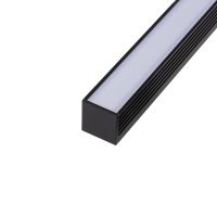 LED profil N12C - nástěnný černý (2)