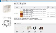 Kopos LK 80X28 T_FB  krabice přístrojová lištová pro zásuvky a vypínače ABB Tango - Černá (2)