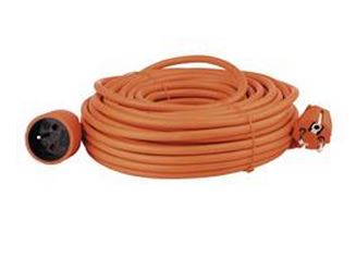 EMOS prodlužovací kabel 1-zásuvka/25m DG-YFB01 (NFL-001) oranžová *P01125