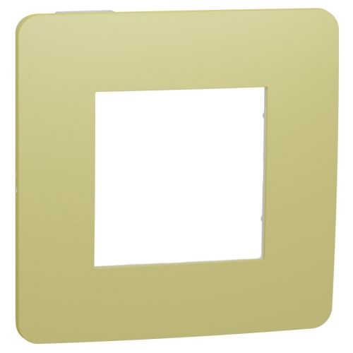 Schneider NOVÁ UNICA NU280211 rámeček jednonásobný LIGHT GREEN/BÍLÝ