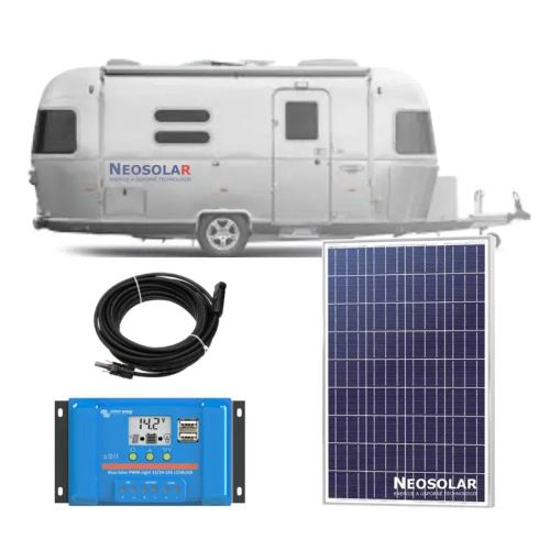 Victron Energy 90Wp kompletní solární systém pro karavan, chalupu