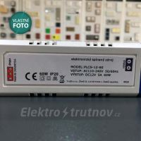 LED napájecí zdroj / trafo 60W 12V DC vnitřní IP20 5A /PLCS-12-60/ (1)