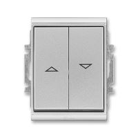 ABB 3558E-A88943 08 Time® Ovládač žaluziový jednopólový IP 44, zapuštěný, titanová ABB 3558E-A88943 08 Time® Ovládač žaluziový jednopólový IP 44, zapuštěný, titanová