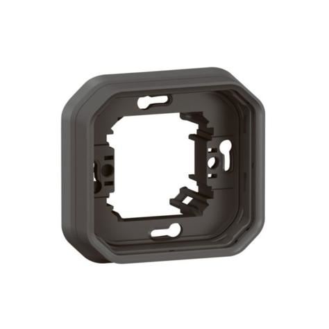 LEGRAND PLEXO 069606L jednonásobný rámeček pro zapuštěnou montáž Antracit IP55