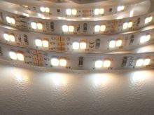 LED pásek s možností nastavení teploty bílé CCT CCT18W12V 18W/metr 120LED/metr 12VDC WW+CW (2)
