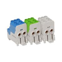 Eleman UVB 100 N rozbočovací blok na DIN lištu modrá N max 101A/1000V /1003165/ (2)