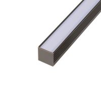 LED profil N12B - nástěnný bronzový (1)