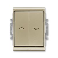 ABB 3558E-A88943 33 Time® Ovládač žaluziový jednopólový IP 44, zapuštěný, šampaňská ABB 3558E-A88943 33 Time® Ovládač žaluziový jednopólový IP 44, zapuštěný, šampaňská
