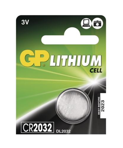 GP CR1220 lithium baterie knoflíková 3V 33mAh 12,5mm