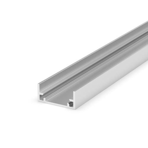 LED profil P11-1 pro LED pásek voděodolný a pochozí ve stříbrné barvě IP67
