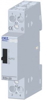 OEZ stykač/relé RSI-20-20-A230-M dva spínací kontakty + manuální ovladání /36641/