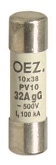 OEZ Pojistka válcová PV10 10x38 32A AM 400V /06710/