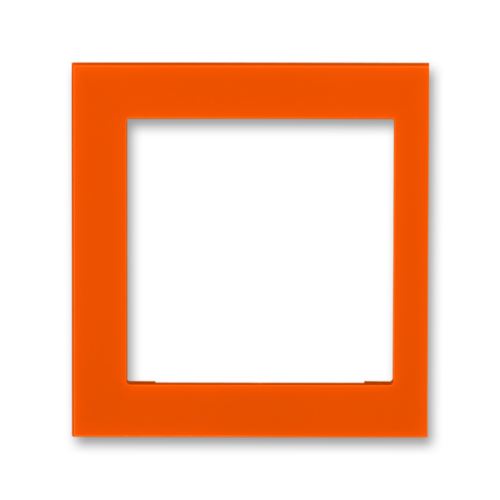 ABB 3901H-A00255 66 Kryt rámečku s otvorem 55x55, krajní LEVIT oranžová
