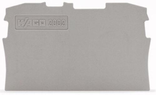 WAGO 2002-1291 šedý bok řadové svorky přepážka pro 2002 řadu