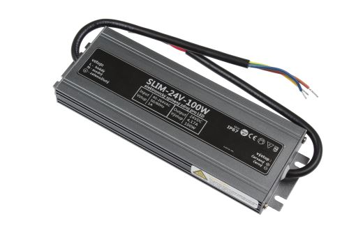 SLIM LED zdroj/trafo 100W 24V/DC pro LED pásky 100W SLIM-24V-100W