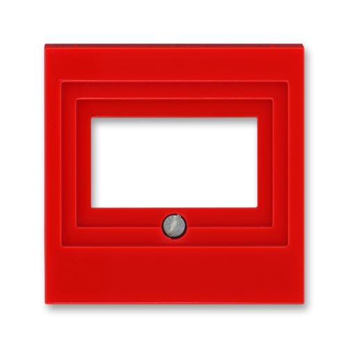 ABB 5014H-A00040 65 LEVIT Kryt zásuvky reproduktorové, komunikační, USB červená
