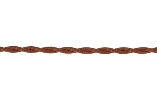 Splétaný textilní kabel vhodný k lampám nebo žárovkám, když chcete přiznat kabeláž ve 3 barevných provedeních 2x0,75mm2