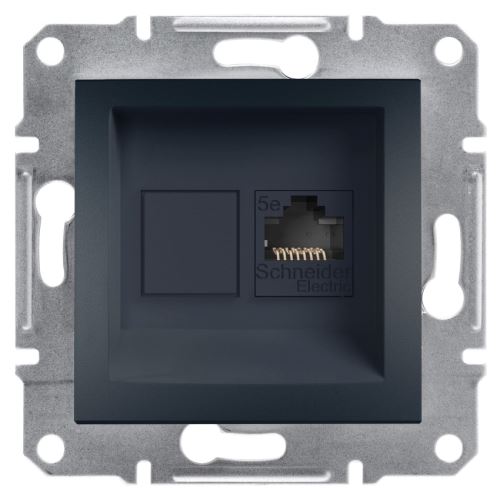 Schneider Asfora EPH4300171 datová zásuvka 1xRJ45, cat5E UTP Antracit