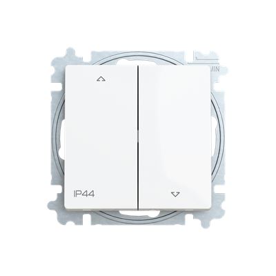 ABB 3559T-A88940 500 ZONI® s IP44 krytím, Ovladač žaluziový řazení č.1/0+1/0 BÍLÁ
