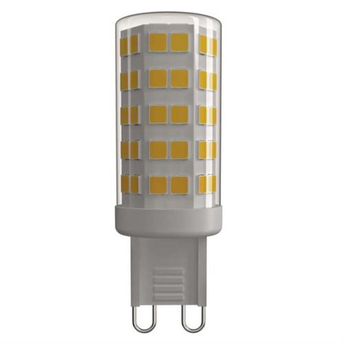 EMOS LED žárovka G9 4,5W WW - teplá bílá 3000K/465lm, náhrada za 40W /ZQ9540/