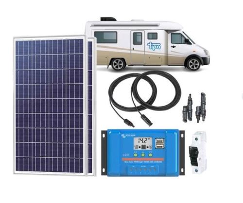 Victron Energy 180Wp kompletní solární systém pro karavan, chalupu