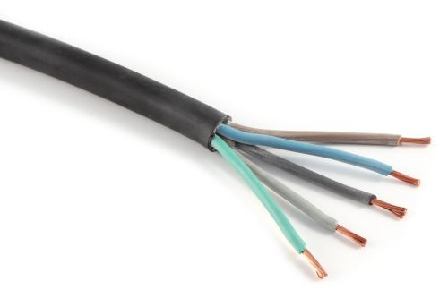 Velice odolný pryžový kabel CGTG H07RN-F 5Gx2,5