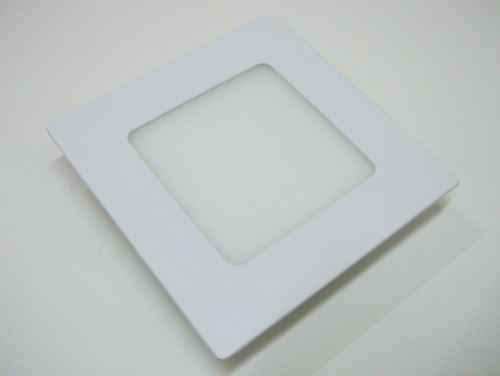 Zápustný LED panel 6W čtverec CW 120x120mm