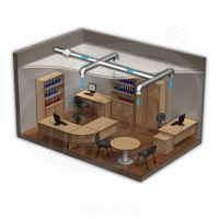 Vents tt 100 dvourychlostní ventilátor pro jeden centrální odtah vzduchu - základní provedení potrubí 100mm /1009541/ (2)