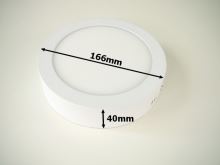 Přisazený LED panel 12W kulatý 166mm 4500K 900-920lm (1)