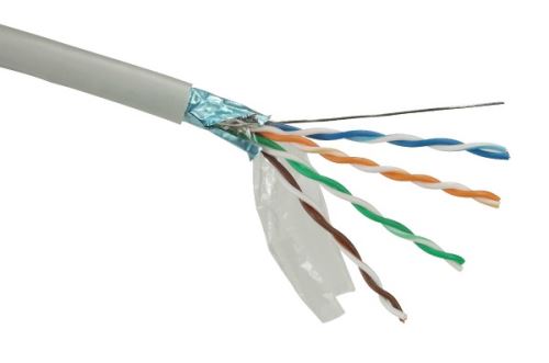 Solarix SXKD-5E-FTP-PVC Datový kabel stíněný /27655142/ (305m = balení)