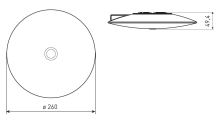 Greenlux GXPS210v2 Vista LED svítidlo s PIR/pohybovým čidlem 15W denní bílá 1350/1750lm venkovní IP54 (4)