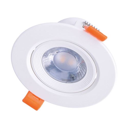 SOLIGHT LED WD215 podhledové, náklopné světlo bodové, 9W, 720lm, 4000K, kulaté, bílé