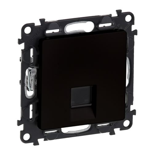 Legrand VALENA LIFE datová zásuvka 1XRJ45 C6A STP ČERNÁ LCS /756348/