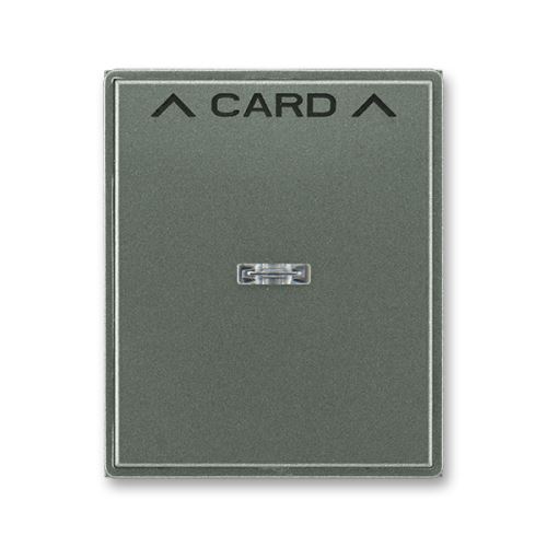 ABB 3559E-A00700 34 Time®, Time® Arbo Kryt spínače kartového, s čirým průzorem, s potiskem, antracitová