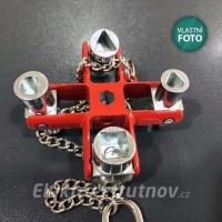 Cimco 112992 univerzální křížový klíč / klička rozvaděče 10 možností plyn/elektro/odvzdušnění... (5)
