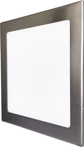 Greenlux VEGA-S LED panel 18W 1350lm hranatý zápustný kovový matný chrom