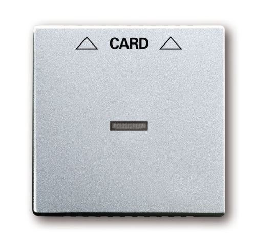 ABB 1710-0-3670 Future® linear Kryt spínače kartového, hliníková stříbrná