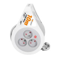 Solight PB25 prodlužovací kabel na bubnu 3zásuvka, 10m, 3x1,5mm2 PVC (1)