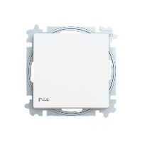 ABB 3559T-A07940 240 ZONI® s IP44  krytím, Přepínač křížový řazení č.7 MATNÁ BÍLÁ
