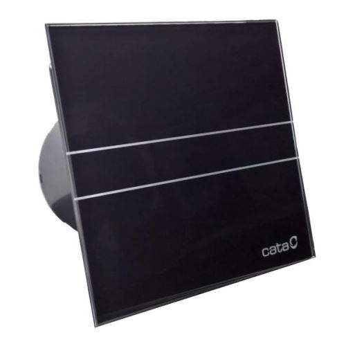 CATA e-100 GB ventilátor černý -  skleněný čelní panel 100mm