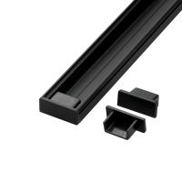 LED hliníkový profil N14C - nástěnný černý (6)