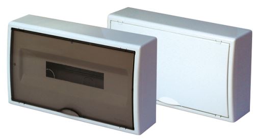 OEZ RNG 1N18 18M IP40 nástěnný rozvaděč s otevíráním nahoru bílé dveře /40580/