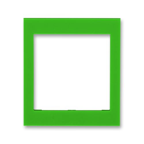 ABB 3901H-A00355 67 Kryt rámečku s otvorem 55x55, střední LEVIT zelená